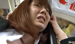 Bare pungent darling Yuma Asami is on the way in chili dog sucking and fucking hard